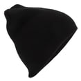 thumbnail image 1 of Beechfield Plain Basic Knitted Winter Beanie Hat, 1 of 2