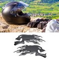 thumbnail image 1 of 2 Pegatinas para Tanque de Combustible Con Diseño de Calavera en Llamas Para Motocicleta, Impermeector Engermed Solar, Fácil de Aplicar, Tamamo universal, 1 of 7