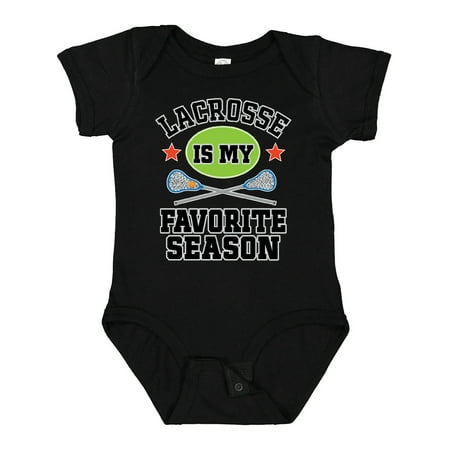 

Inktastic Lacrosse is My Favorite Season Gift Baby Boy or Baby Girl Bodysuit