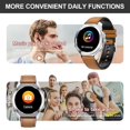 thumbnail image 4 of READ Smartwatch, 1.3 Inch Touchscreen Fitness Wristwatch, Fitness Tracker with Heart Rate Monitor, with Pedometer, Sleep Monitor, Stopwatch IP68 Waterproof Watch, for iOS and Android, 4 of 6