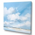thumbnail image 2 of Designart "Cloud Drift In Minimalist Horizon" Minimalism Wall Art Living Room, 2 of 7