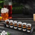 thumbnail image 4 of Cocktail Holder Shot Glass Mini Drinks Serving Board Organizer Wood Tray Rack SL, 4 of 4