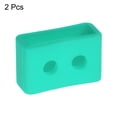 thumbnail image 3 of Uxcell Watch Band Strap Loops Silicone for 16mm Width Watch Band, Cyan 2 Pack, 3 of 5
