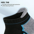 thumbnail image 5 of COOPLUS Mens 10 Pairs Ankle Socks Breathable Comfy Socks Moisture Wicking Tab Casual Socks for Men, 5 of 8
