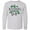 AC-Heather Grey, variant on Inktastic St. Patrick's Day The Leprechauns Made me Do It Long Sleeve Youth T-Shirt