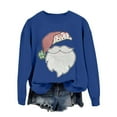 thumbnail image 1 of Daznico Décorations de Noël, Chandail en Molleton à Manches Longues Col Rond pour Femmes, Haut de Mode Confortable, Tenue Athlétique Décontractée, Vêtements Festifs de Vacances, 1 of 3
