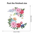 thumbnail image 3 of Floral Toilet Stickers PVC Flower Murals LightweightSelf-adhesive Paintings For Bathroom Decoration, 3 of 9