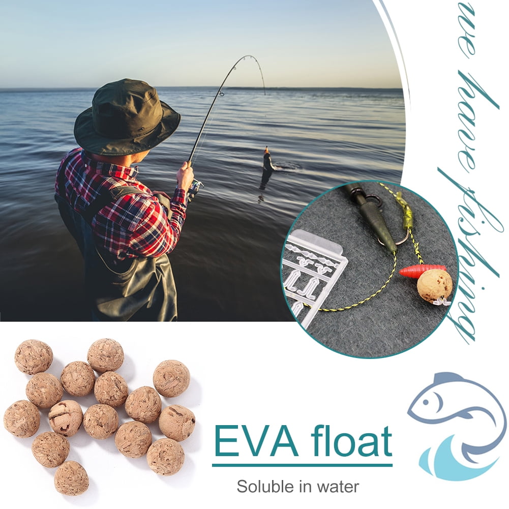 15x Carp Fishing Bait Foam Boilies Hair Rig Hookbait Artificial Corn Tackle Kit