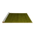 thumbnail image 2 of Ahgly Company Machine Washable Indoor Square Abstract Yellow Contemporary Area Rugs, 5' Square, 2 of 4
