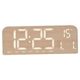 thumbnail image 4 of Accesorios para reloj despertador digital, montado en la pared, fecha, sobremesa, decoración, regalos, escritorio Marrón, 4 of 9