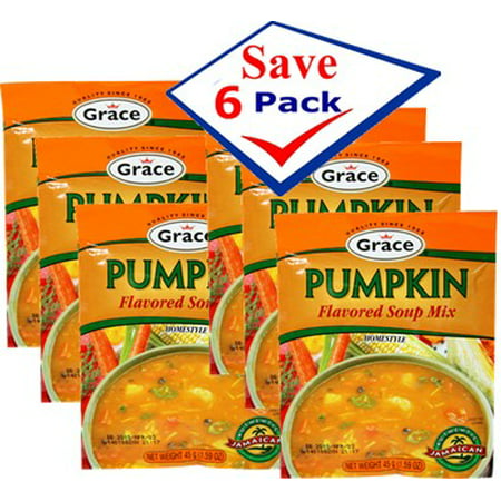 Pumpkin flavored soup mix 1.59 oz Pack of 6 (Best Pumpkin For Soup)