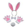 thumbnail image 3 of Conjunto de disfraz de de 4 piezas, adorables guantes con diadema con orejas de conejo para Halloween y Cosplay Niño Yuyangstore traje de cosplay, 3 of 8