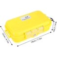 thumbnail image 4 of Plastic Waterproof Shockproof Box Outdoor Waterproof Airtight Survival Case Storage Case Floating Hard Shell Wet Dry Box Carry Box Container Marine Fishfinder Case 4 Colors(Yellow) Cajas Buceo Cr, 4 of 9