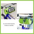 thumbnail image 4 of yeacher Bike Handlebar Bag Bike Bucket Bag with Touch Screen Waterproof Bicycle Front Storage Bag Large-Capacity Cycling Front Pack, 4 of 7