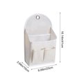 thumbnail image 3 of Wall Mount Hanging Storage Organizer, 16x9 Inch Cloth Pouch, Multi Pocket Bag for Bathroom and Study, 3 of 6