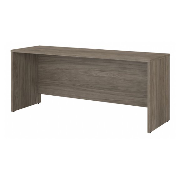 Office 500 72W x 24D Credenza Desk in Modern Hickory - Engineered Wood