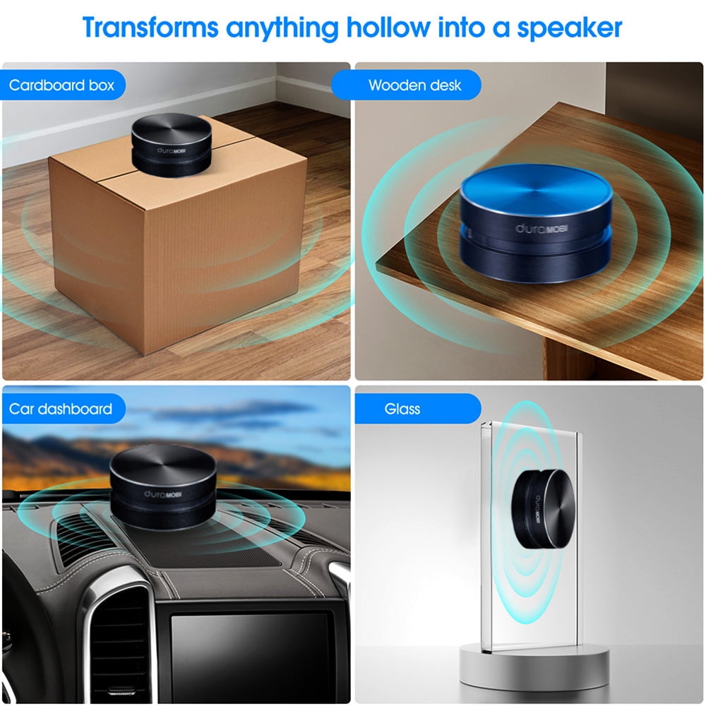 Wirelessly BT Speaker Bone Conduction Speakers Portable Loud Stereo Sound Built-in Mic Sound Box Red