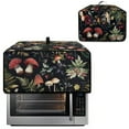 thumbnail image 2 of ZIATUBLES Toaster Oven Cover Stain Resistant Appliance Protector with Top Handle Decorative Accessories for Modern Kitchen, Fits 22.5" x 18.5" x 13", Mushroom Leaf, 2 of 8