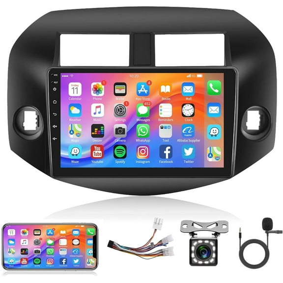 For 2007-2011 Toyota RAV4 in Dash Carplay Car Stereo Radio GPS BT Android 3 32GB