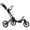 Grey, variant on Gymax 3 Wheels Foldable Golf Push Pull Cart Trolley w/ Adjustable Handle Brake Red