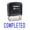 Blue, variant on Printtoo Custom Stamp COMPLETED Self Inking Rubber Stamp Office Stationary-Black