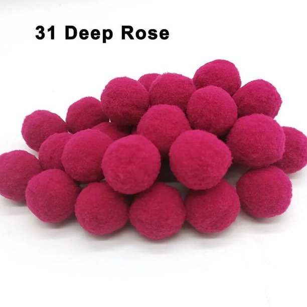 Pompones suaves de 8/10/15/20/25/30MM, pompones de felpa esponjosos, manualidades DIY, bola de pompón para decoración navideña para el hogar, suministros de costura