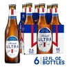 Michelob ULTRA Superior Light Beer, Domestic Lager, 6 Pack 12 fl oz Glass Bottles 4.2% ABV