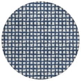 thumbnail image 2 of Addison Rugs Chantille Indoor/Outdoor Transitional Geometric Blue Washable Round Rug, 8' x 8', 2 of 6