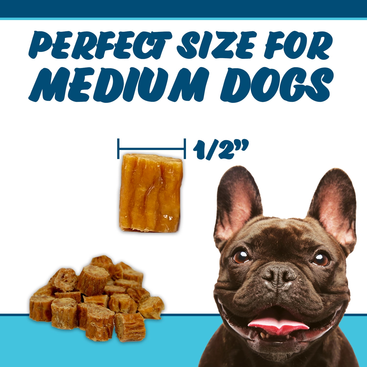 Texas Pet Company Chicken Jerky Crunchy Bites Dog Treats Chicken Flavor 14.5 oz Jar New