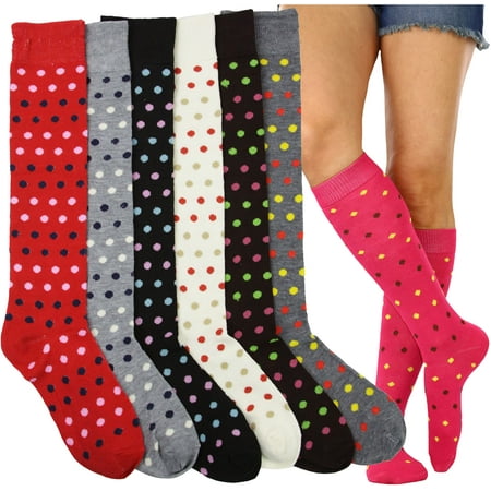

ToBeInStyle Women s Pack of 6 Knee High Socks