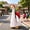 White-B, variant on Back To Sch-ool 23 Inch Porch Goose Outfit Multicolor Stretch Fabric Lawn Goose Decor Costume 1PC