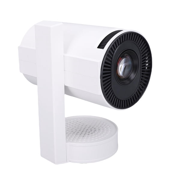 1080P Portable Projector, Mini Projector with Automatic Keystone, Focus and Correction, Tilt and Side Projection, 3D and 4K / 8K Decoding, for Phone TV Stick