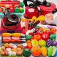 thumbnail image 1 of Kitchen Toys Set For Kids Girl Cooking Baby Cutting Fruit Cooking Kitchen Utensils Children‘s Simulation Education Pretend Play, 1 of 7