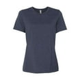 thumbnail image 2 of Ladies' Relaxed Heather CVC Short-Sleeve T-Shirt - HEATHER NAVY - L, 2 of 3
