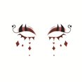 thumbnail image 1 of Almohadillas de cúrcuma para Halloween, pegatinas para el rostro, los ojos, delineador de ojos, sombra de ojos, pegatinas temporales, pegatinas para mujeres y niñas, disfraces de Halloween, accesorios, 1 of 3