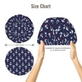 thumbnail image 2 of Dark blue anchors red dots Silk Bonnet for Sleeping Women Men, Adjustable Elastic Satin Bonnet Bonnet for Sleeping, Soft Similar Silk Curly Cuteness Hair Bonnet for Sleeping, 2 of 7