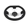 thumbnail image 4 of Volante para carritos de golf, negro, compatibilidad precisa, rendimiento, 27 cm, accesorios para motocicletas de 50 y karts., 4 of 9