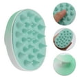 thumbnail image 3 of Unique Bargains 1 Pc Mango Style Hair Shampoo Brush for Head Massage 3.74"x2.56"x2.76" Green, 3 of 6