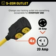 thumbnail image 3 of Champion Power Equipment 25-Foot 30-Amp 125/250-V Generator Extension Cord, 3 of 9