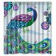thumbnail image 1 of ABPHQTO Cortina de ducha de arte pavo real Cortina de ducha impermeable 160x180 cm, 1 of 2