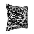 thumbnail image 2 of ZNDUO Square Home Decorative Throw Pillows, Corduroy Vintage Black and White Line Graffiti Pattern Couch Pillows, Throw Pillows for Bed, 20"x20", 2 of 8
