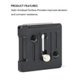 thumbnail image 5 of SUNWAYFOTO DPG-39R 39mm Arca Swiss Quick Release Plate QR Plate for Tripod Head，1/4" Screw, 5 of 7