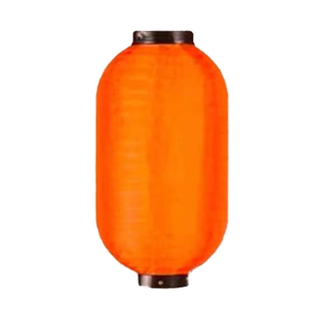 Nvzi 2 linternas japonesas para exteriores, decoración para fiestas japonesas, decoración de farolillos,farolillos colgantes japoneses, hierro, 12 pulgadas, naranja