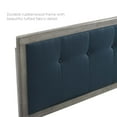 thumbnail image 5 of Modway Draper Tufted Queen Fabric and Wood Headboard in Gray/Azure Blue, 5 of 9
