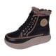 thumbnail image 4 of Botas de Nieve de Moda Antideslizantes, Botines con Forro Suave, Accesorios, Zapatos de Mujer Impermeables con Aislamiento Más Cálido para Senderismo, negro y 37 SOLEDAD Botas de nieve, 4 of 10
