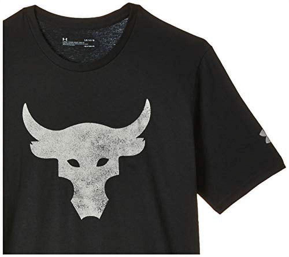  Under Armour Womens Project Rock Brahma Bull Tee Shirt (Small)  Gray/Black : Clothing, Shoes & Jewelry