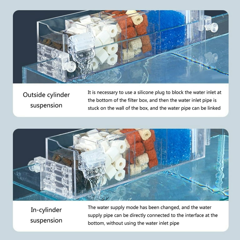 MOMOJIA Wall-Mounted Aquarium Fish-Tank Water Filter MOMOJIA Wall-Mounted Aquarium Fish-Tank Water Filter