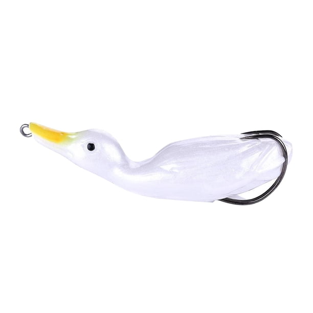 Señuelos blandos , cm, cebo flotante de 3D, aparejos de Crankbait, de cebos flotantes sin malezas 04 DYNWAVEMX Cebo blando de pato
