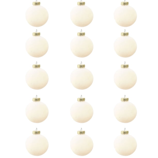 Xihbxyly Bolas Navideñas de Terciopelo, Adornos Flocados para Árbol, Elegante Diseño Marrón, Versátiles Decoraciones Colgantes, Decoración Navideña para El Hogar, Juego de 15 Piezas, Tamaño de 3.14 P