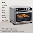 thumbnail image 5 of Panasonic FlashXpress Family Size Air Fryer Toaster Oven Combo, 11 Cooking Functions, 1800W -Free, Double Infrared Heating, Temperature Control Dial, Stainless Steel - NB-G211P, 5 of 11
